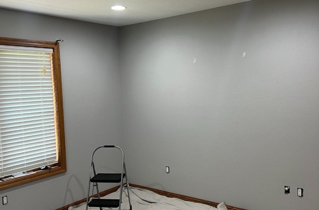 A freshly painted house in Belmont, WI, by Grandview Painting Company, highlighting expert craftsmanship and attention to detail. Painting Company near me.