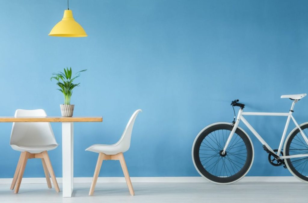 Grandview Painting painter applying interior paint in Belmont, WI, showing the benefits of hiring skilled and trusted professionals.