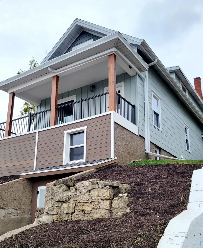 Residential Painting crew in Shullsburg - WI reviewing wall repairs and trim details before applying fresh interior paint. Residential Painting near me.